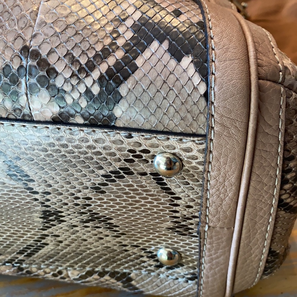 Gucci python & leather tote - Picture 12 of 13